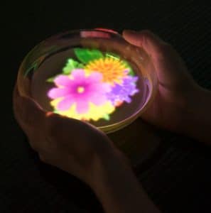 בית התה החשוך של EN בתערוכת teamLab Borderless