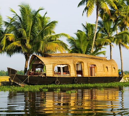 Houseboat on Kerala Backwaters, India